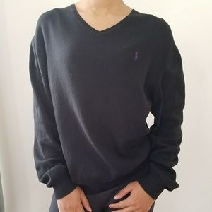 Polo V-Neck Sweater